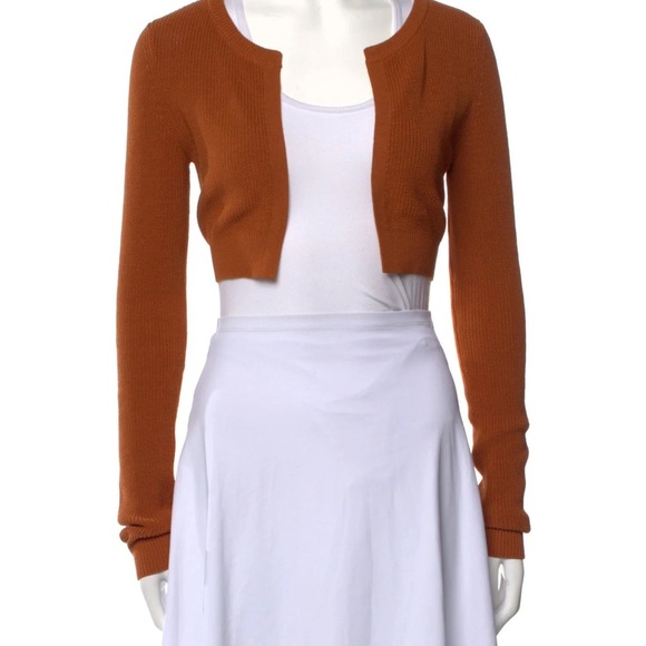 wild fable Sweaters - NWT Rust Orange Brown Cropped Cardigan Sweater Longhorn